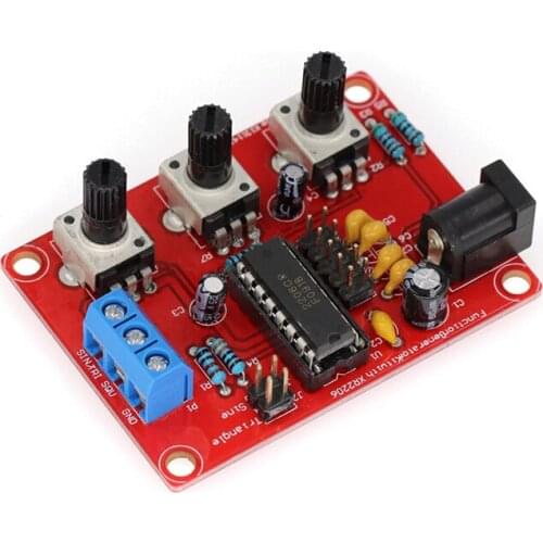 XR2206 High Precision Signal Generator DIY Parts with Shell 1Hz - 1MHz DDS Function Generator Square, Sine & Triangular Wave
