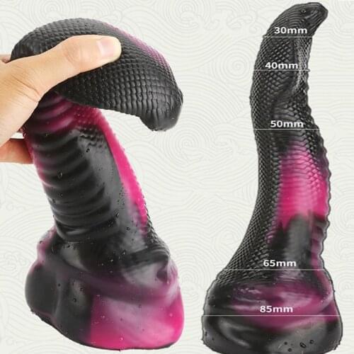 Cobra Super Huge Anal Plug Vaginal Anus Prostate Massage Stimulation Expansion Large Butt Plug SM Anal Sex Toys For Men Women