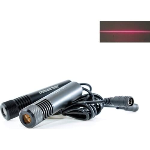 Focus 650nm 10mw High brightness collimated Line Red Laser 22x100mm Positioning Scriber Dust-Proof