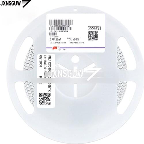 100PCS FH Chip capacitors 0805 20% 6.3V X5R 22uF 226