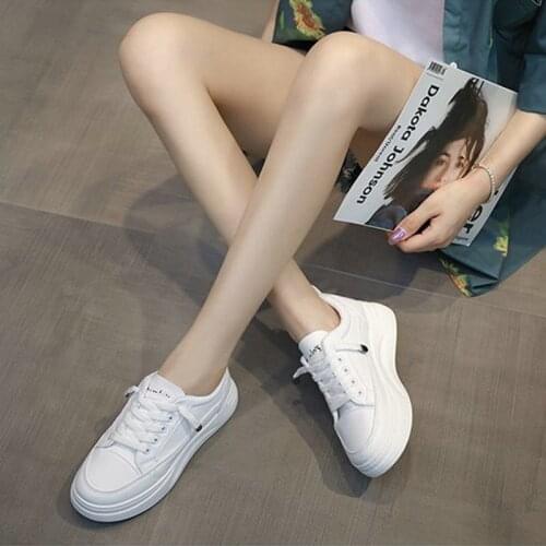 Corrida ao ar livre sapatos esportivos respirável conforto andando sapatos rendas até senhoras Moda casual esportes sapatos femi