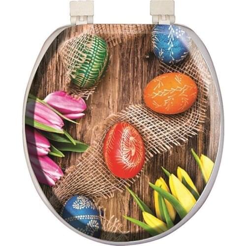 Softy Classic Pattern Soft Toilet Seat Cover White