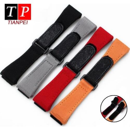 Nylon watch strap for BICHARD MILLE RM50/53 27mm thickened canvas bracelet waterproof sports replace watch band comfortable men