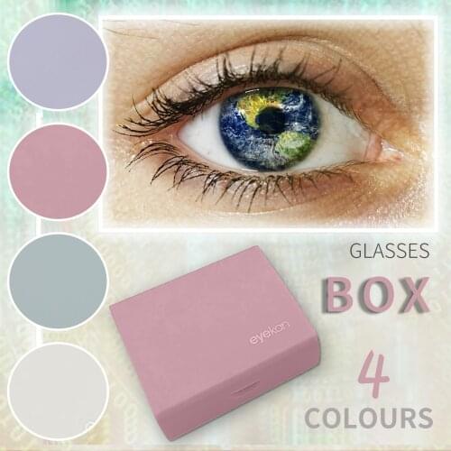 New Contact Glasses Case Double Box Include Tweezer Stick Set Portable Contact Lens Box for Women Travel Contact Lenses Case 302