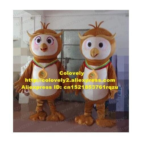 Rompish Brown Sparrow Spadger Bird Fledging Birdie Mascot Costume Cartoon Mascotte Adult Long Eyebrow White Belly No.zz2689 FS