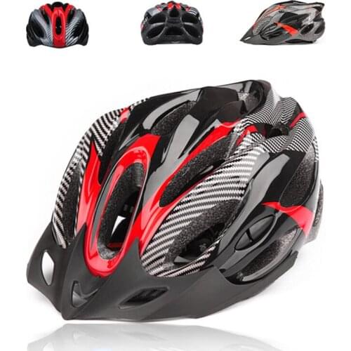 Road Bike Helmet Ultra Light Bike Helmet Adult Mens and Womens Mountain Bike Riding One-piece Sports Ventilation Helmet