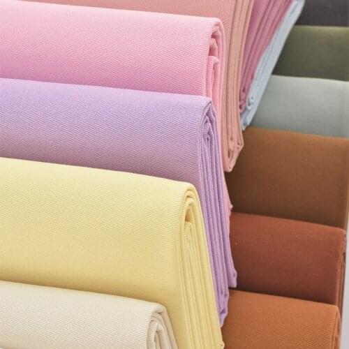 150x50cm Pure Cotton Thick Washed Twill Solid Color Shaka Fabric, Making Clothes and Dresses Coat Hat Cloth