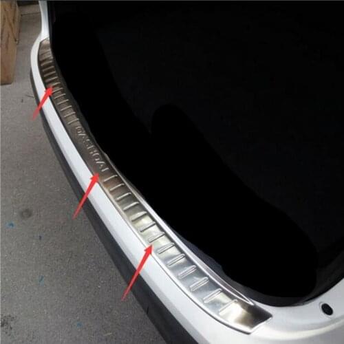 Protect Cushion Threshold In Rear Trunk Rear Cover Car Door Sill Style For Nissan QASHQAI 2016
