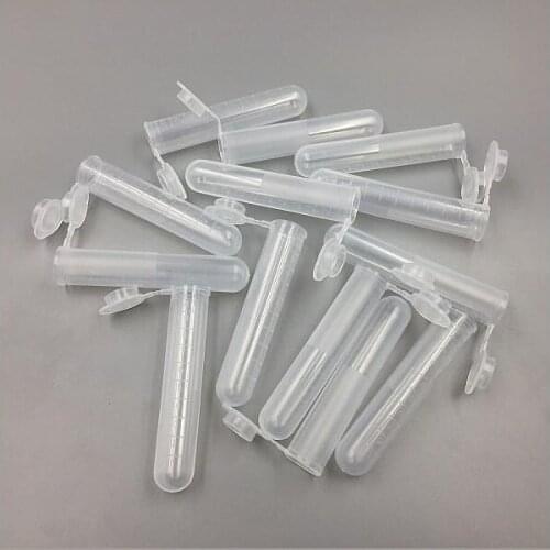 1.5ML Plastic Tube Clear Micro Centrifuge Test Tube Vials With Snap Cap