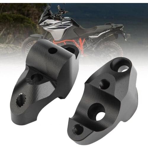 1 Pair Handlebar Risers Wear-resistant High Strength Aluminium Alloy Motorcycle Handlebar Clamp for KTM 1050/1090/1190/1290