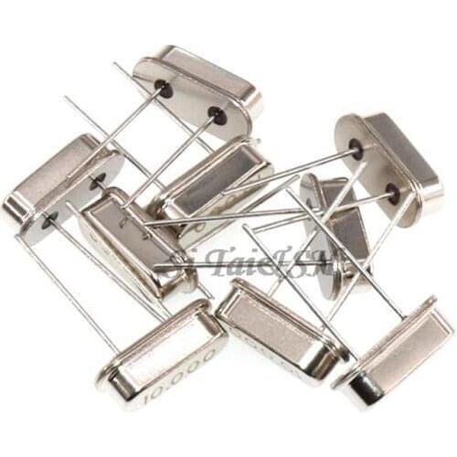 10PCS 4Mhz 6Mhz 8Mhz 12Mhz 16Mhz 20Mhz 24Mhz 4.000mhz 8.000mhz Quartz Crystal Resonator Passive Oscillator HC 49S New