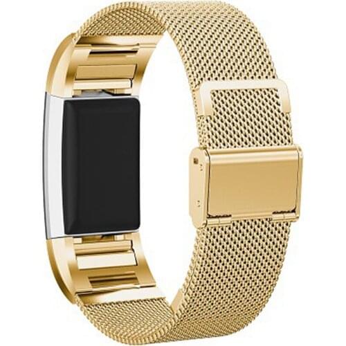 100pcs/Lot by DHL for Fitbit Charge 2 Metal Buckle Stainless Steel Replacement Wrist Bands Bracelet 4 Colors No Tracker