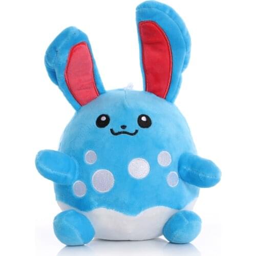 16cm TAKARA TOMY Pokemon Azumarill Plush Toys Anime Cartoon Soft Stuffed Animals Toys Doll Birthday Gifts for Children Kids