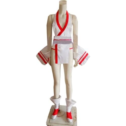 2020 King Fighters 98 Mai Shiranui Cosplay Costumes In White