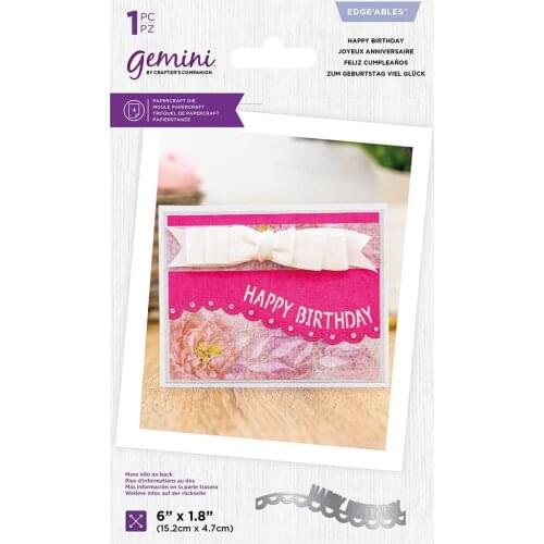 2021 AliliArts Metal Cutting Dies HAPPY BIRTHDAY lace diy Scrapbooking Photo Album Decorative Embossing PaperCard Crafts Die