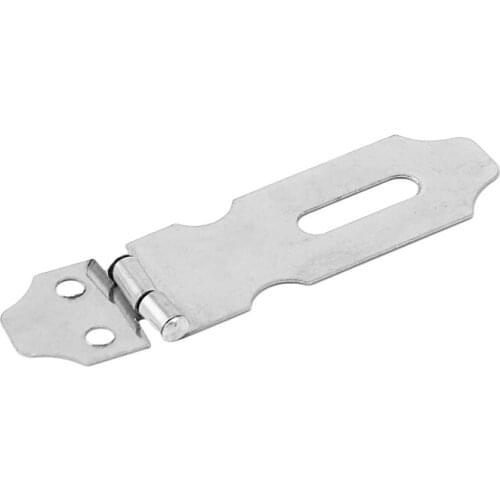 4Pcs Home Drawer Door Safety Padlock Latch Hasp Staple Stainless Steel NO.5 WXTC