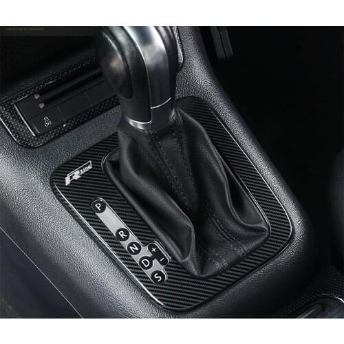 Car Styling Interior decoration Gear Panel Moulding Cover Sticker Trim For Volkswagen VW Tiguan 2009-2017 Auto Parts