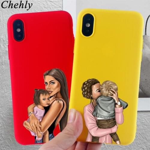 Super Mama Phone Case for IPhone 6s 7 8 11 12 Mini Plus Pro X XS MAX XR SE Fashion Cases Soft Silicone Fitted Cover Accessories