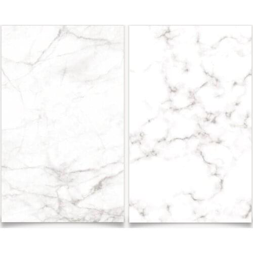 White Marble Photo Studio Backgrounds 57x87cm 2sides PVC Cover Waterproof Paper Backdrops Wood Marble Wall Printing
