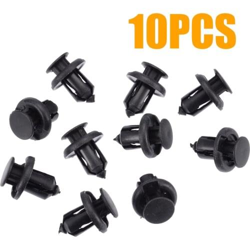 10pcs/set Auto Fastener Vehicle Car Bumper Clips Retainer Fastener Rivet Door Panel Fender Liner Clips For Honda