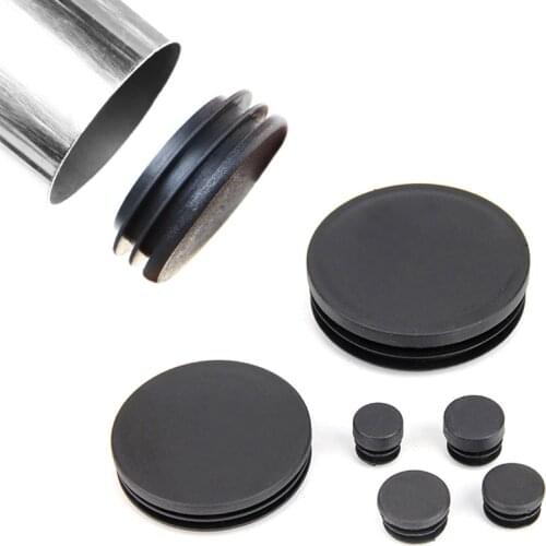 4pcs Round pipe inner plug 25mm tube end cap for table chair leg dust cover protector pads leveling feet furniture accessories