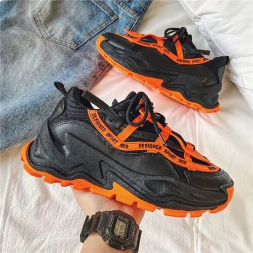 Spring Men Shoes Fashion Trend White Sneakers Men Casual Shoes Comfortable Chunky Sneakers Mens Trainers Walking Tennis Shoes