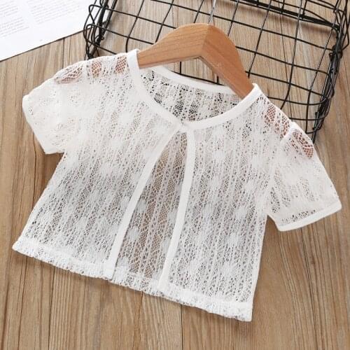 Thin Transparent Summer Baby Girls Jacket Beach Bohemian Baby Girl Shawl 6 9 12 24 Month 2021 Baby Girls Clothes RKC194003