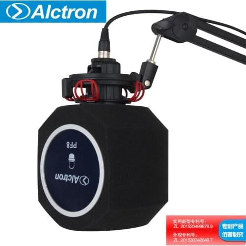 Hot sell Alctron PF8 Simple Studio Mic Screen Acoustic Pop Filter Desktop Recording Microphone Noise Reduction Wind Screen