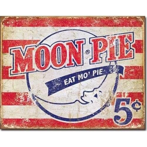 The Finest Website Inc. New Moon Pie 1922 Retro Tin Sign