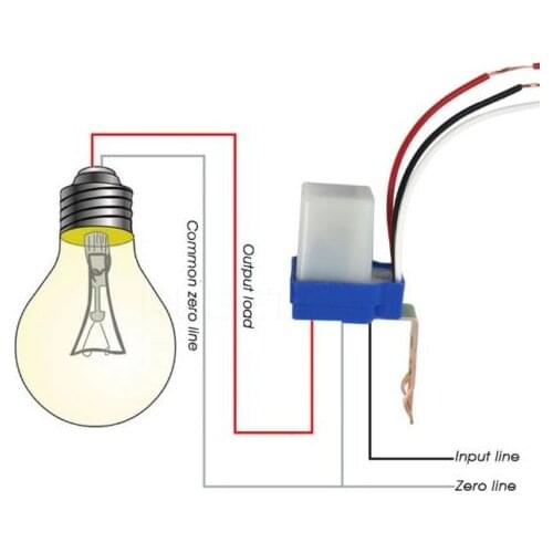 AC DC 24V 10A Sensor Switch Auto On Off Photocell Street Light Photo Switch