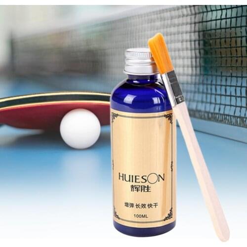 Ping Pong Racket Table Rubber Tennis Glue For School Office Accessories Professional 100ml Super Liquid Speed With Special Brush