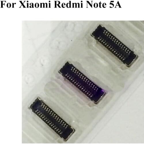 2pcs FPC connector For Redmi note 5 A 5A LCD display screen on Flex cable on mainboard motherboard For xiaomi redmi note 5A