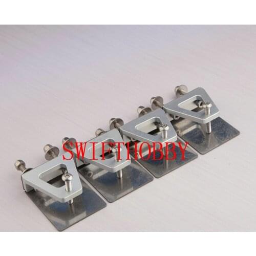 Stainless Steel Trim Tab Adjustable 49mm X 38mm 4pcs/set For RC Boat