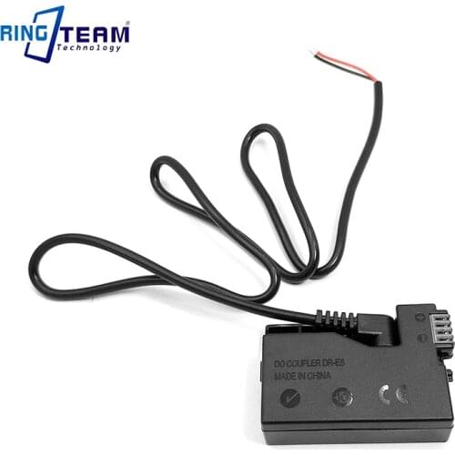 LP-E8 Battery DC Coupler DR-E8 DRE8 + ACK-E8 Adapter Cable for Canon Camera T2i T3i T4i T5i 550D 600D 650D 700D Kiss X4 X5 X6