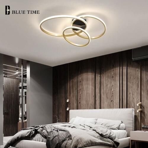 Home Lights LED Chandelier For Bedroom Living Room Dining Room Decor Lights Ceiling Chandeliers Indoor Lighting Fixtures Gold