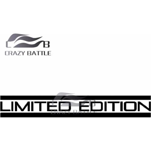 Crazy Battle 13cm x 2.1cm Limited Edition Vinyl Car Sticker Printing Laptop Windshield Occlusion Scratch Decals Decoration