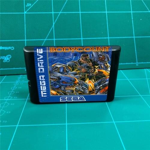 Body Count - 16 bit MD Games Cartridge For MegaDrive Genesis console