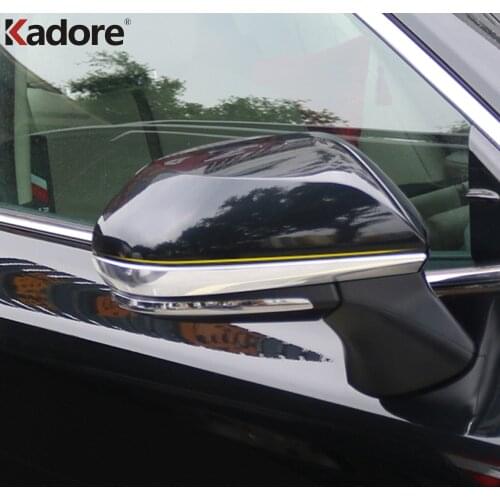 For Toyota Camry XV70 2017 2018 2019 ABS Chrome Rearview Mirror Cover Trim Rear View Mirrors Frame Strip Car Styling Accessories