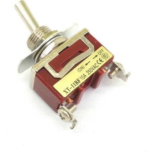 2)XT-11BF Single-Pole Throw ON-OFF Toggle Switch Screw Terminal Automatic Reset