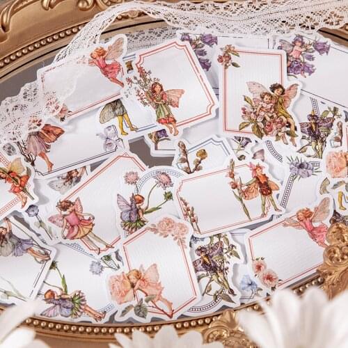 20set/lot Memo Pads Sticky Notes Fairy garden Junk Journal Diary Planner Stickers Scrapbooking Decorative DIY Craft stickers