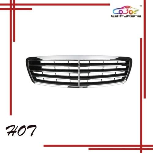 2002 2003 2004 2005 2006 For-Mercedes-Benz E-class W211 ASSY Style Gloss Black/Matt Black Front Bumper Racing Grille