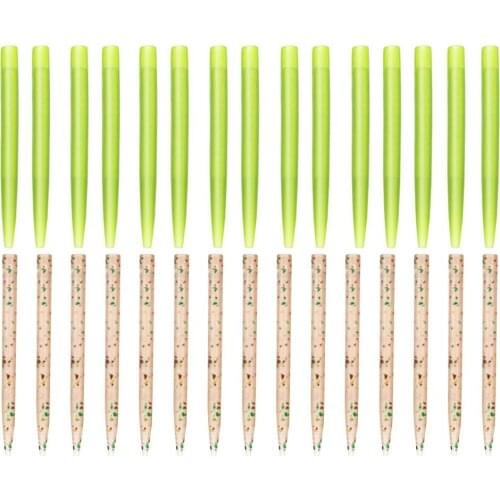 30/50/100pcs Long Terminal Anti Tangle Rubber Sleeves Tube Connect with Hook Carp Fishing Tackle Accessories