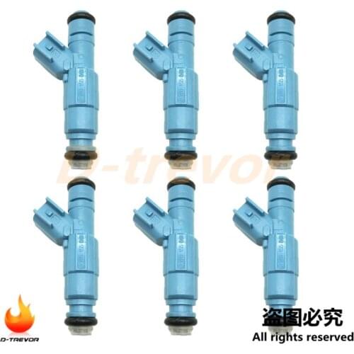 6PCS 0280155849 Fuel Injectors For Jeep Grand Cherokee Dodge Dakota Chrysler 4.7L V8 upgrade