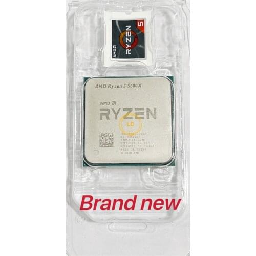 AMD Ryzen 5 5600X R5 5600X 3.7 GHz 6-Core 12-Thread CPU Processor 7NM 65W L3=32M 100-000000065 Socket AM4 New but without cooler