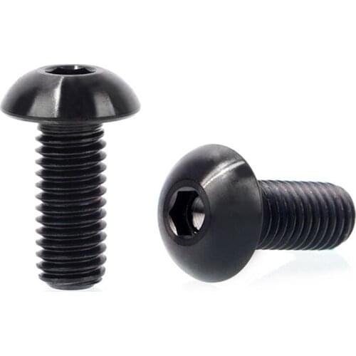 69HD RISK 2pcs/Box Road Bike Air Pump Holder M5x12mm MTB Bike Bottle Holder Screw Fixing Bolts Bicycle Bottle Cage Fixing