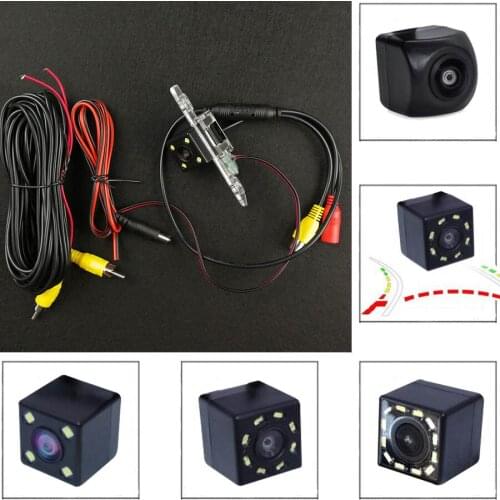 For Skoda Octavia 2008-2013 8 12 Fisheye Dynamic Trajectory Car CCD 4 LED Night Vision Parking Waterproof Rear View Camera