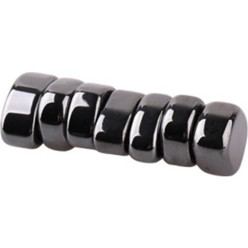 Druzy 7PC Magnetic Polishing Black Gallstone Unshaped Strong Magnetic Urgyen Magnetic Health Care Black Iron Magnet Toy