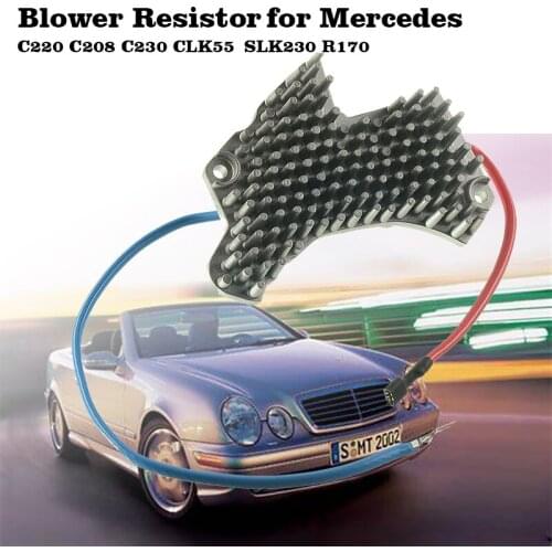 Heater AC Blower Motor Regulator Resistor 2108206210 For Mercedes-Benz W208 W202 C230 SLK230 E200 CLK200 C180 2028207310