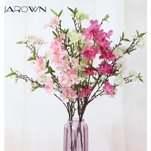 JAROWN Artificial Apple Flower Plants Fake Flowers Decorative Silk Flower Flores Wedding Home Party Decoration Sztuczne Kwiaty