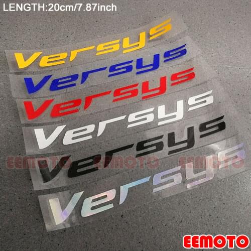 Motorcycle body Wheel Rims Fairing Helmet Tank Pad Label logo reflective Stickers Decals For KAWASAKI VERSYS X300 650 1000
